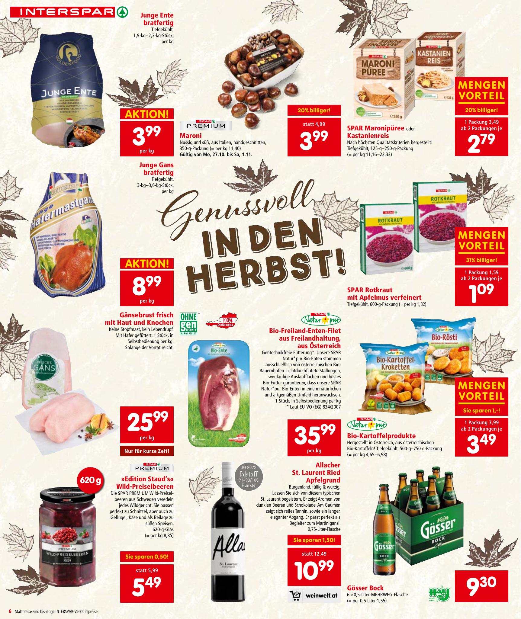 Interspar flyer page