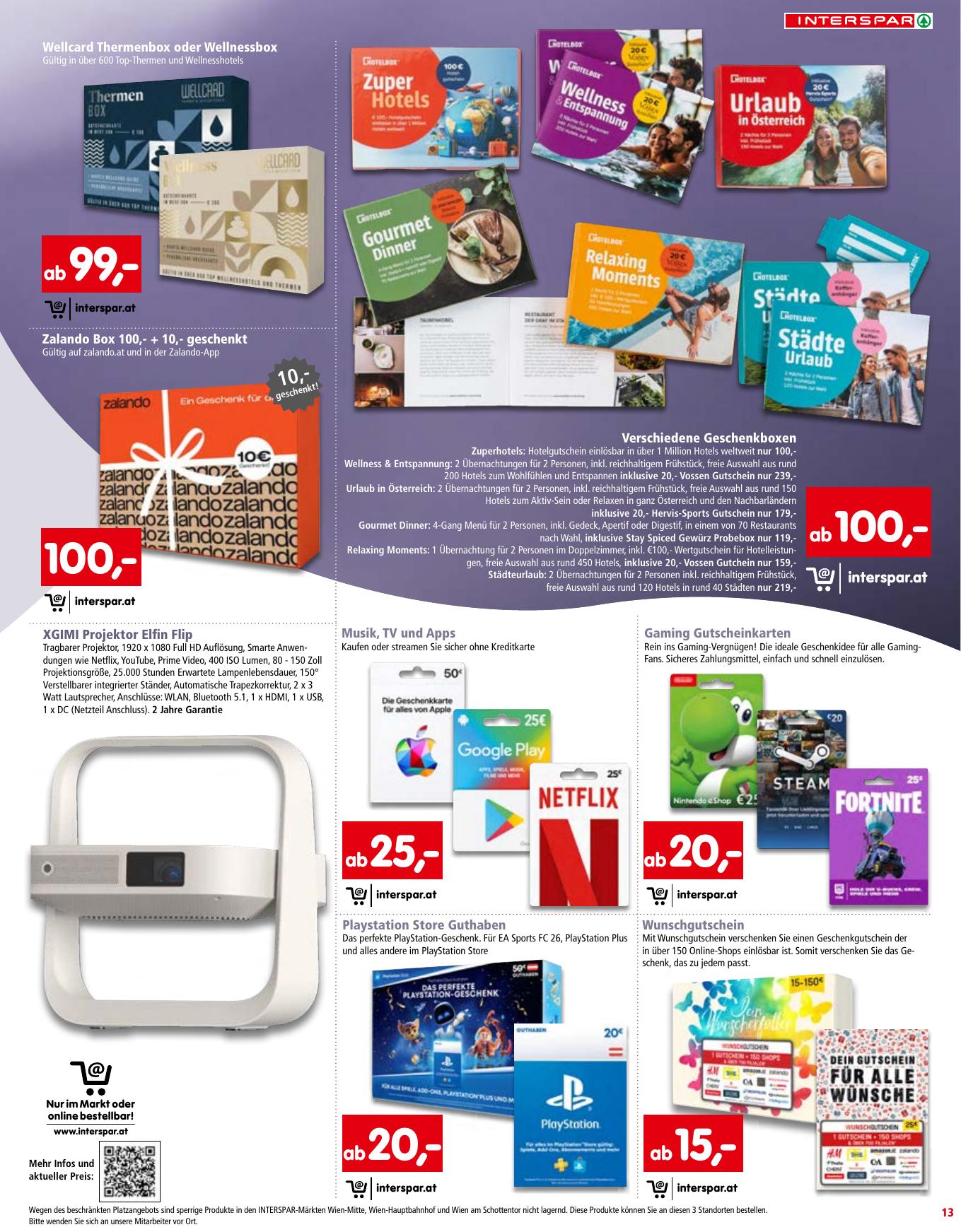 Interspar Katalog flyer page
