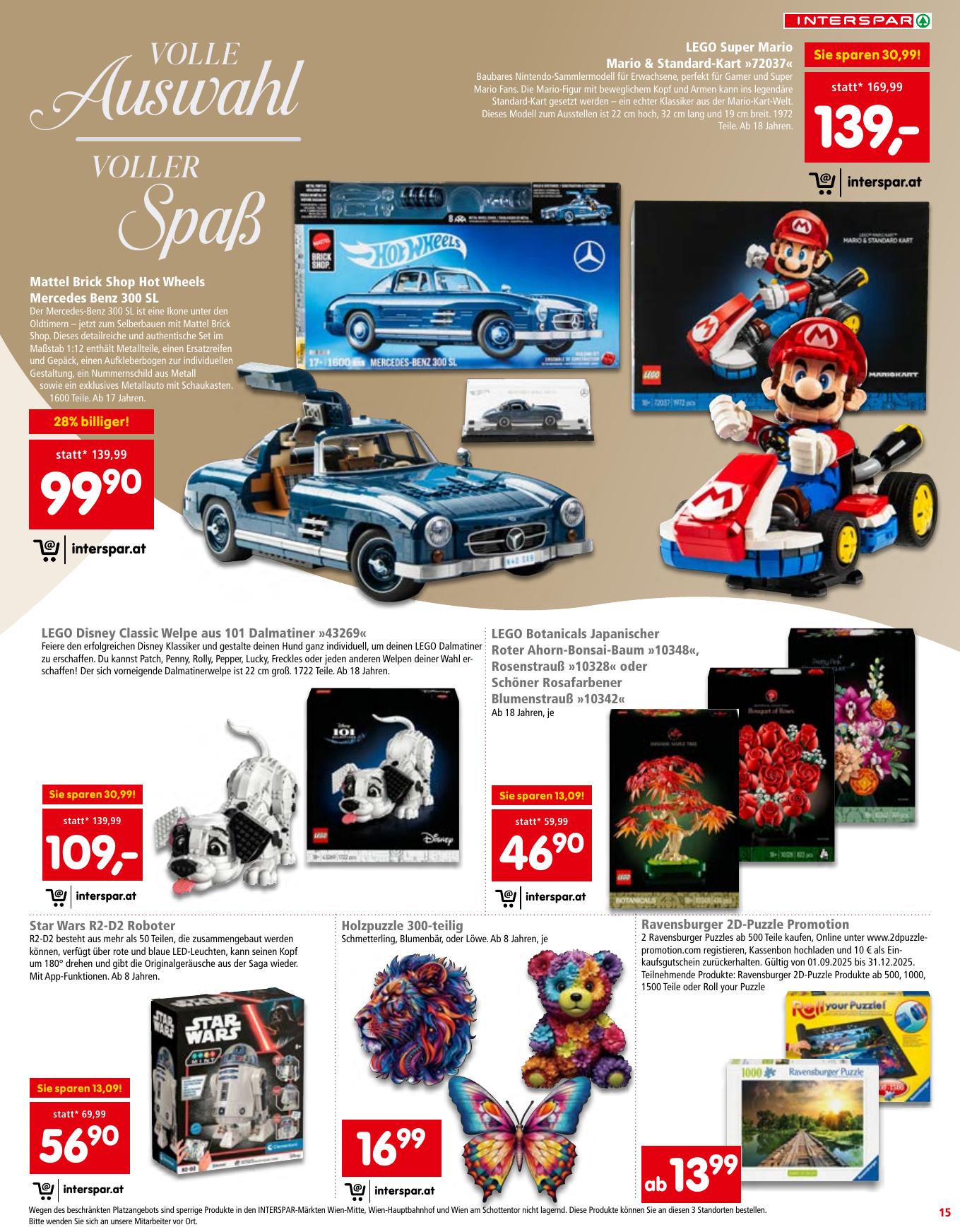 Interspar Katalog flyer page