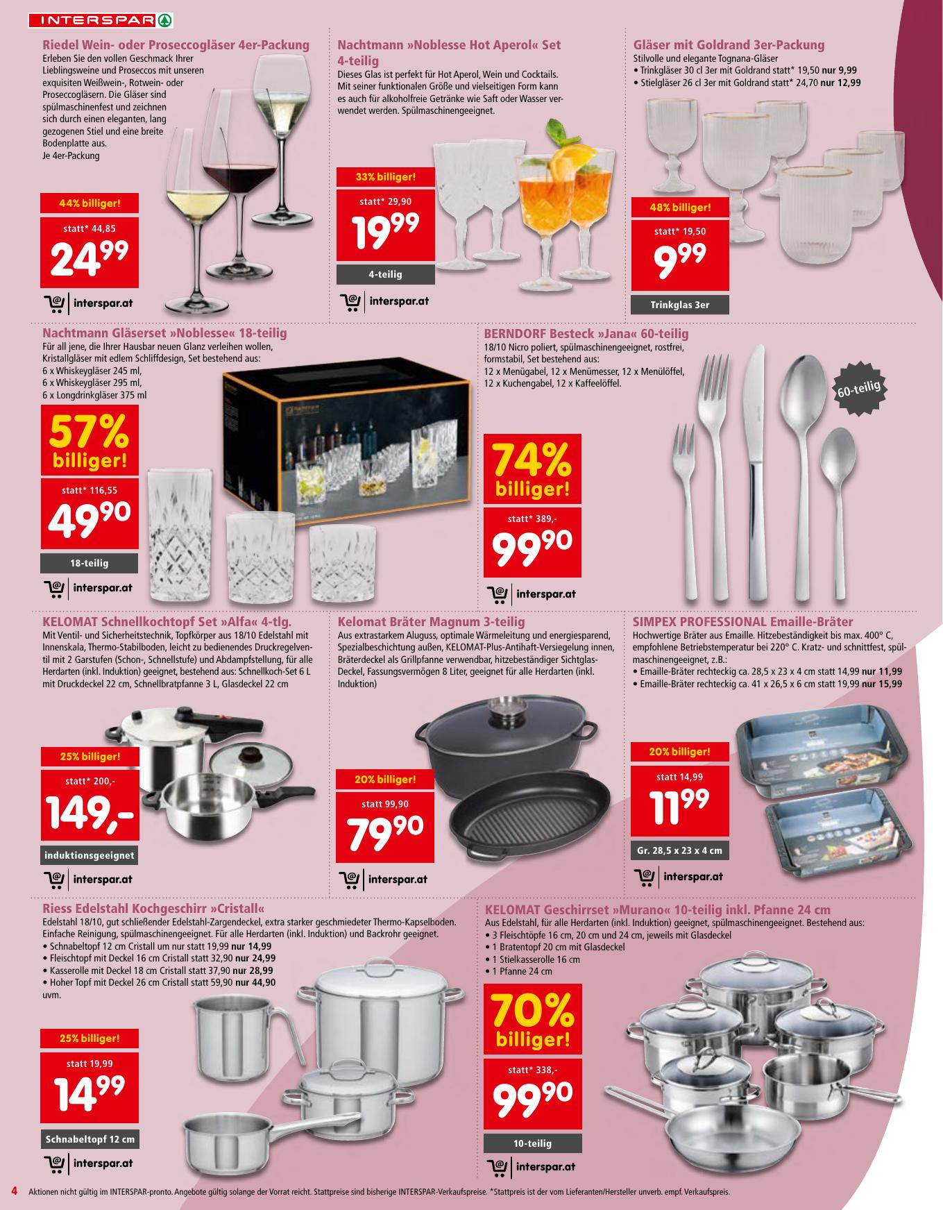 Interspar Katalog flyer page