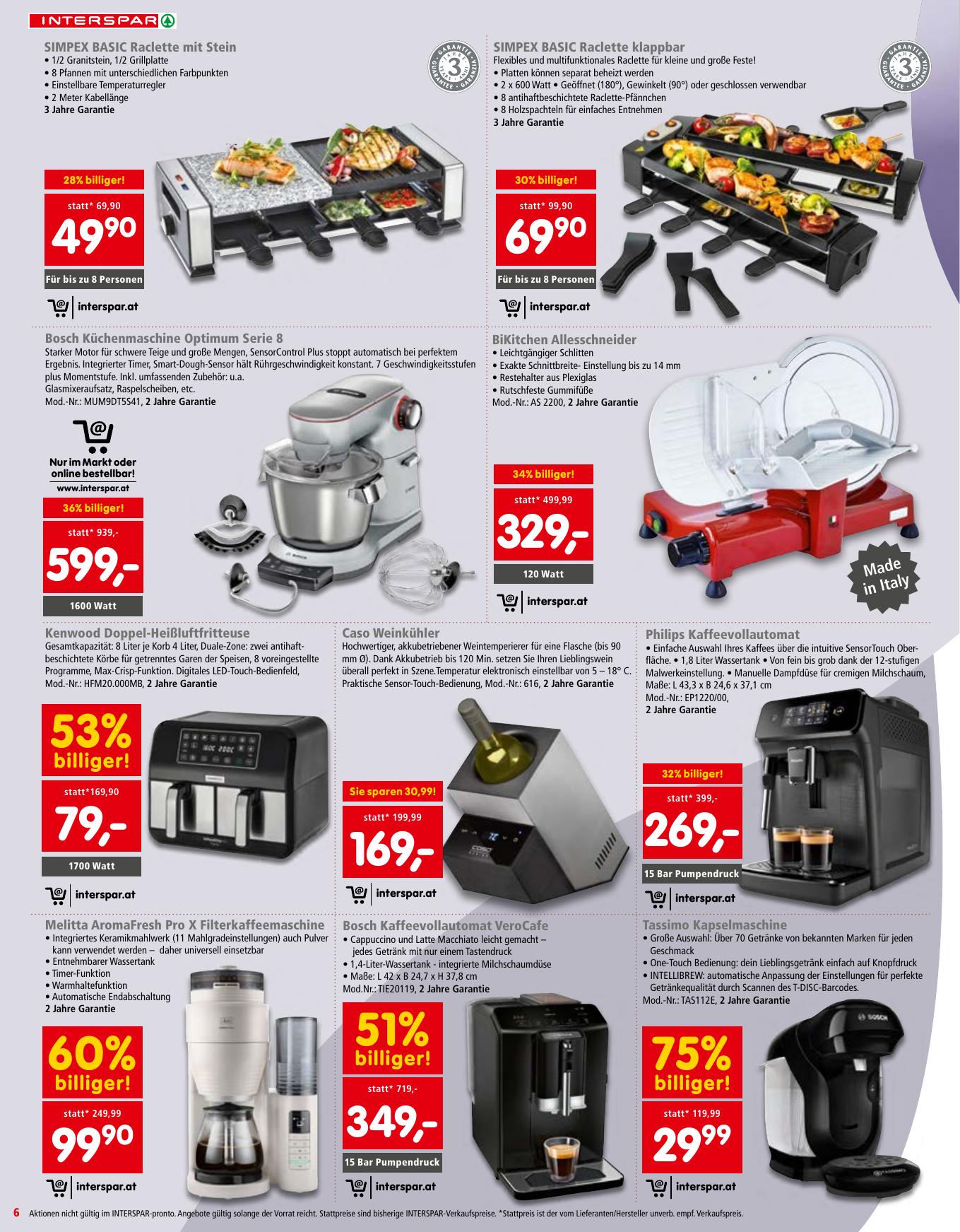 Interspar Katalog flyer page