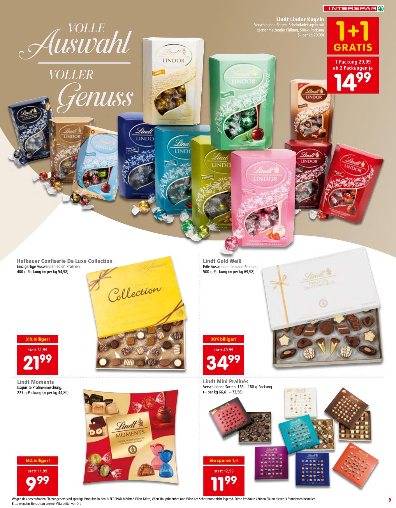 Interspar Katalog flyer page