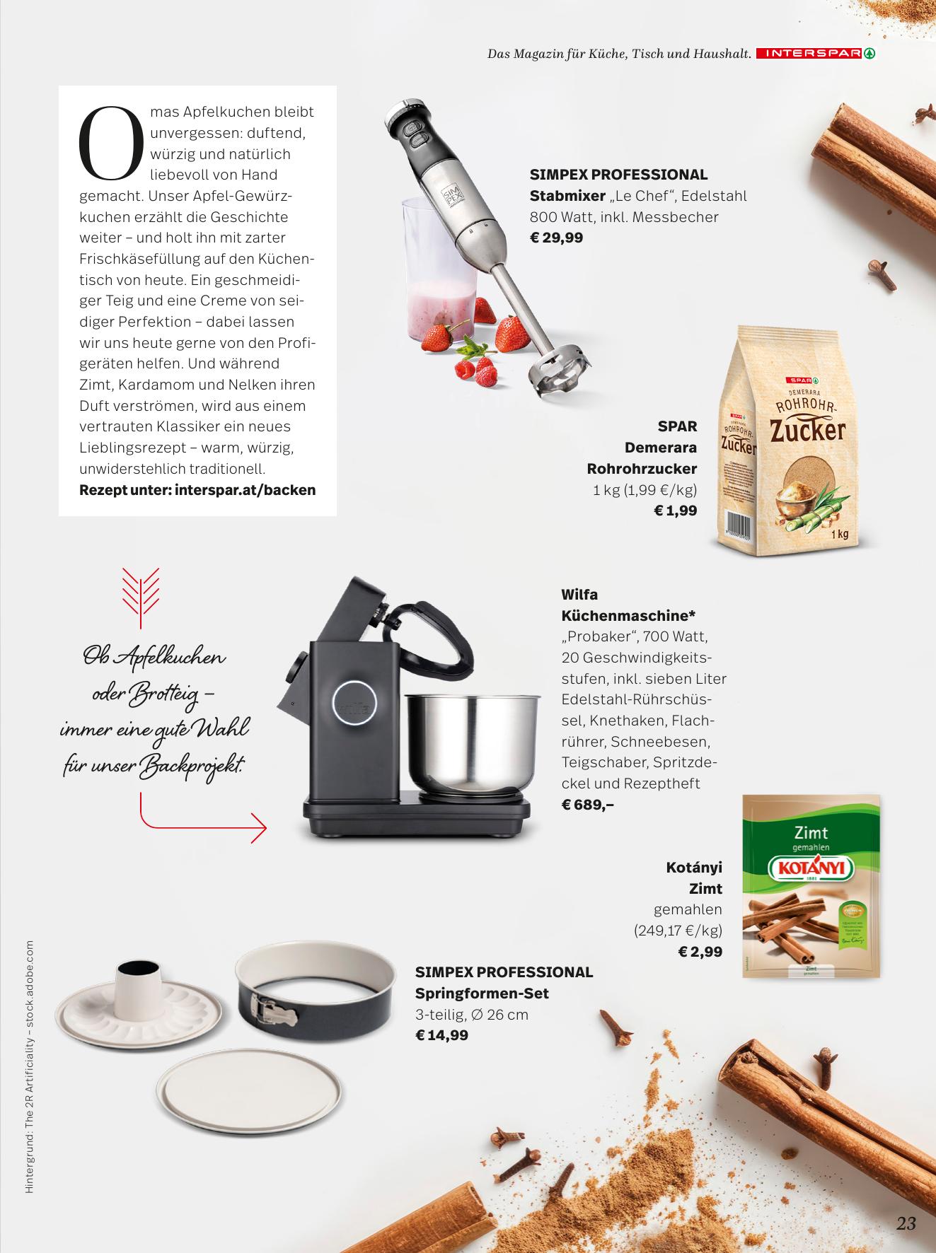 Interspar Katalog flyer page