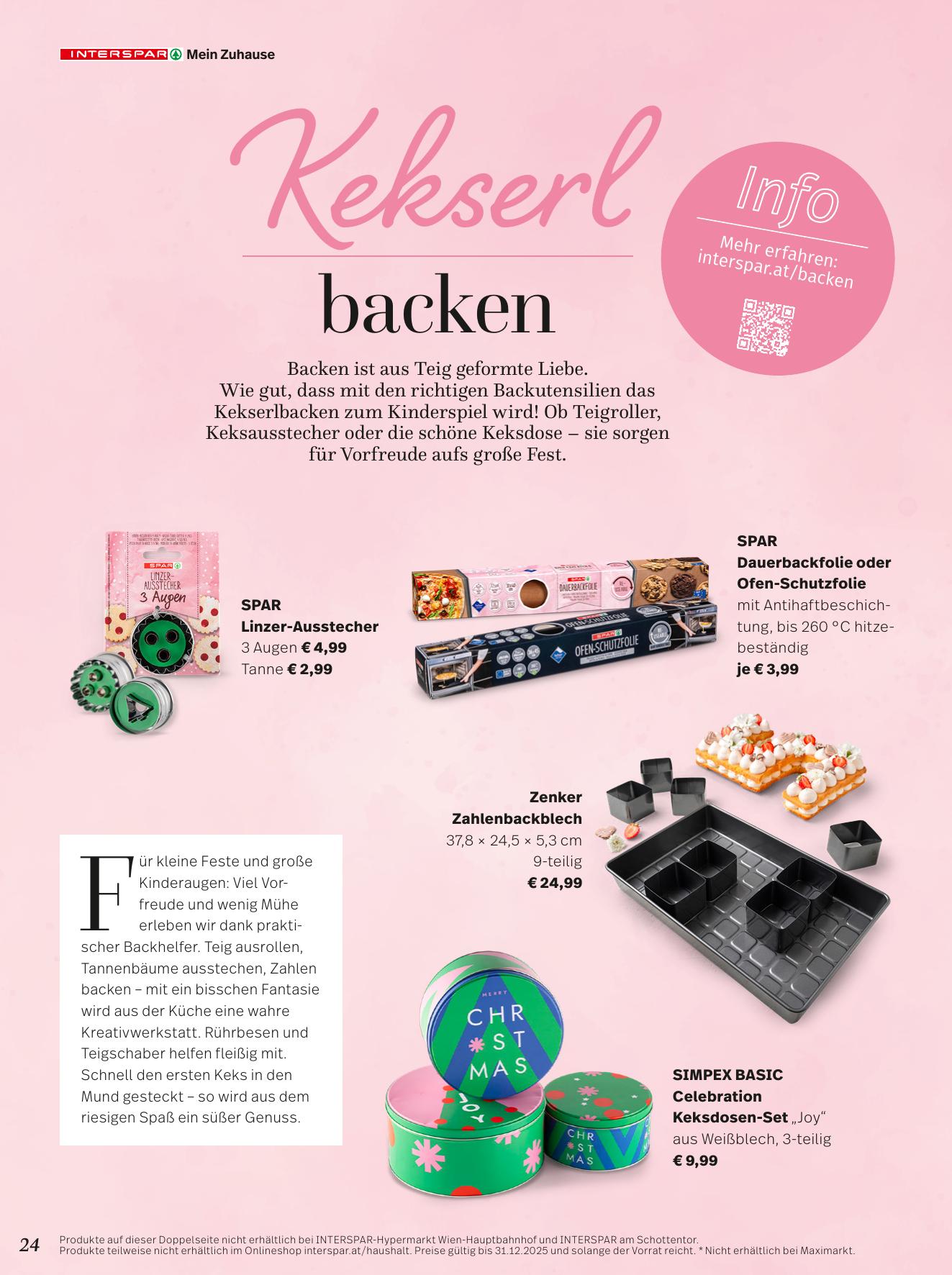Interspar Katalog flyer page