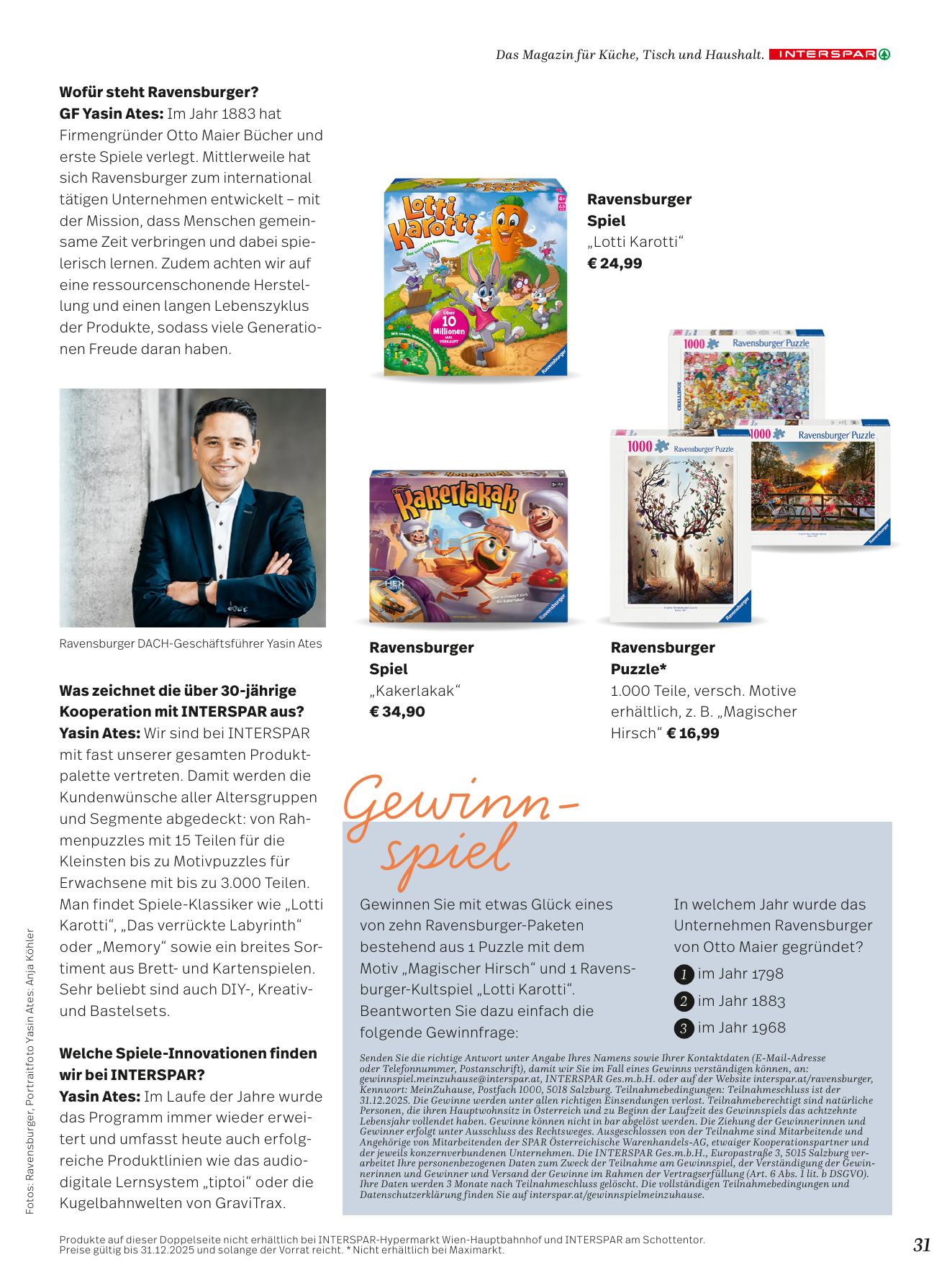 Interspar Katalog flyer page