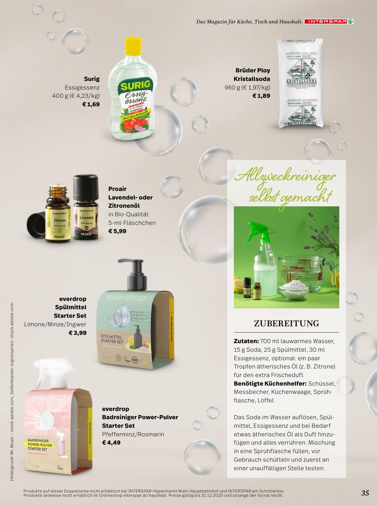 Interspar Katalog flyer page