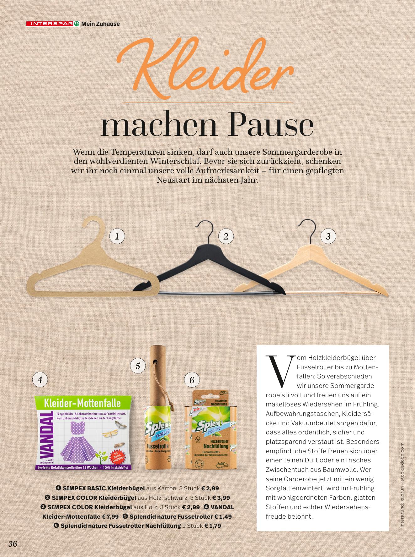 Interspar Katalog flyer page