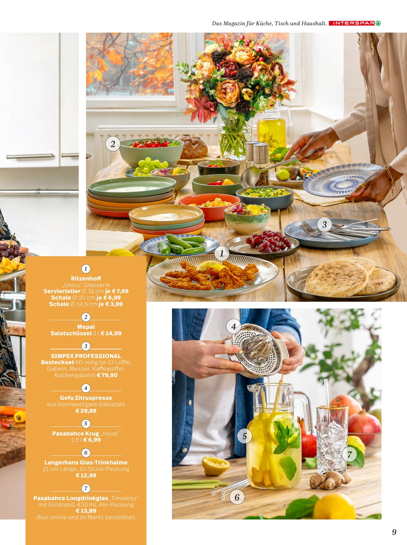 Interspar Katalog flyer page