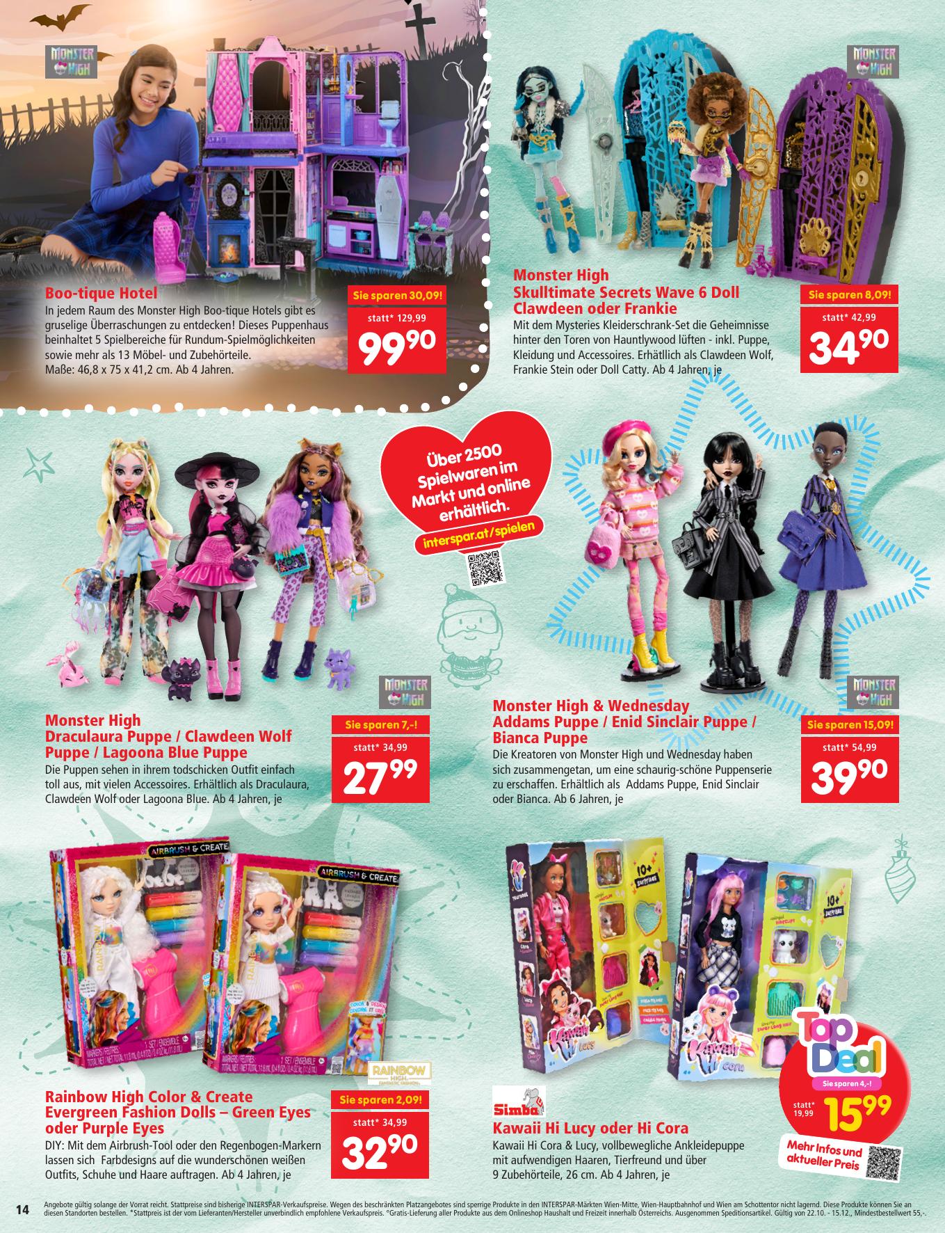 Interspar Katalog flyer page