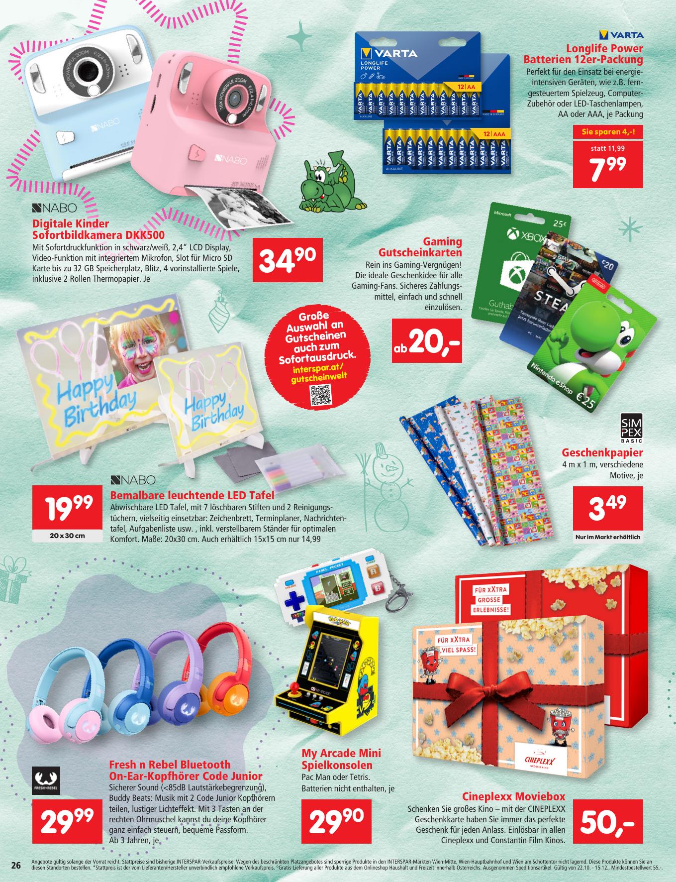 Interspar Katalog flyer page