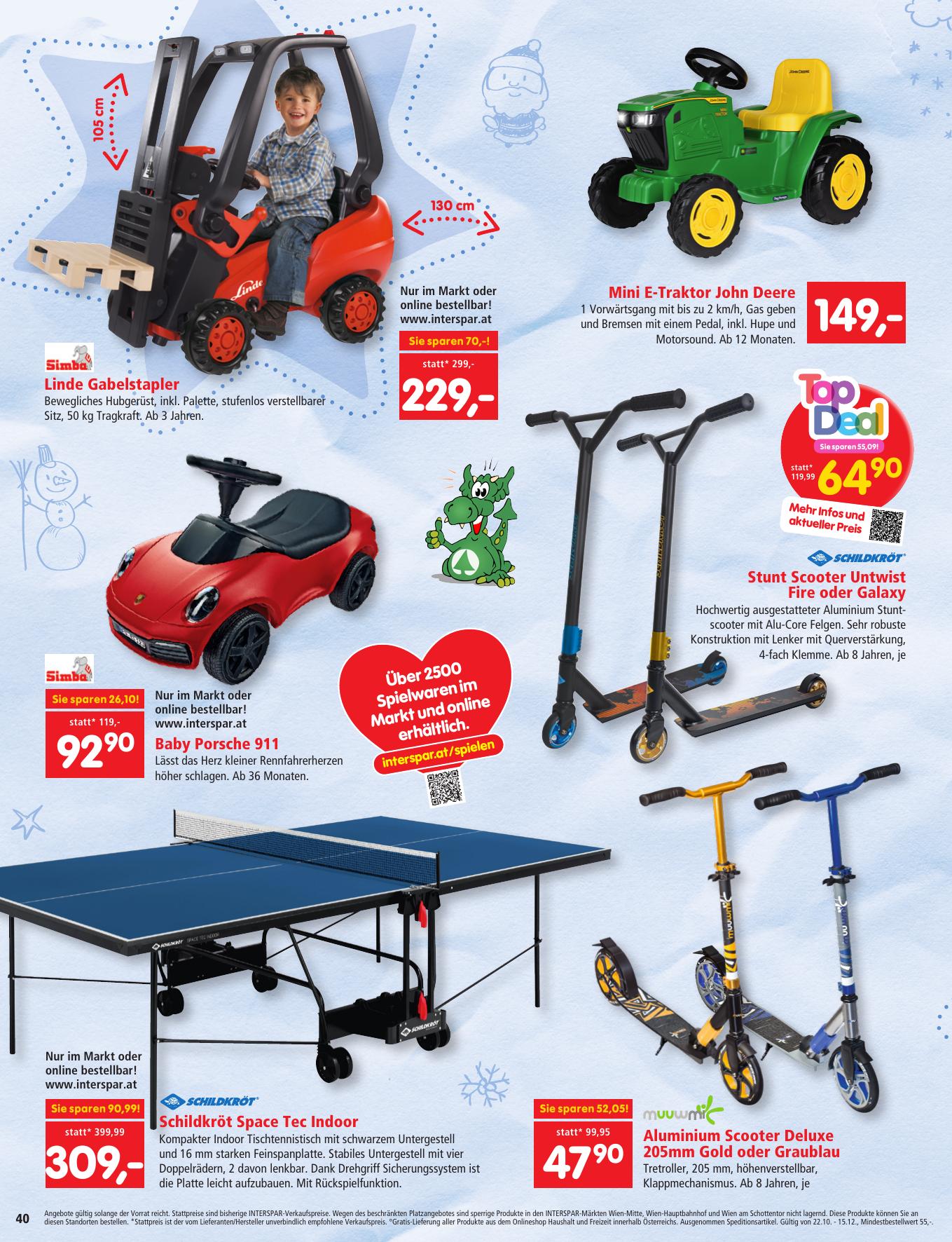Interspar Katalog flyer page