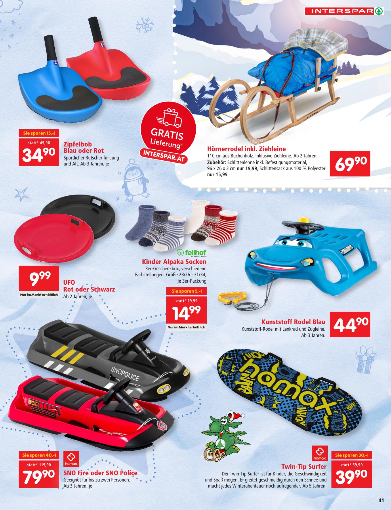 Interspar Katalog flyer page