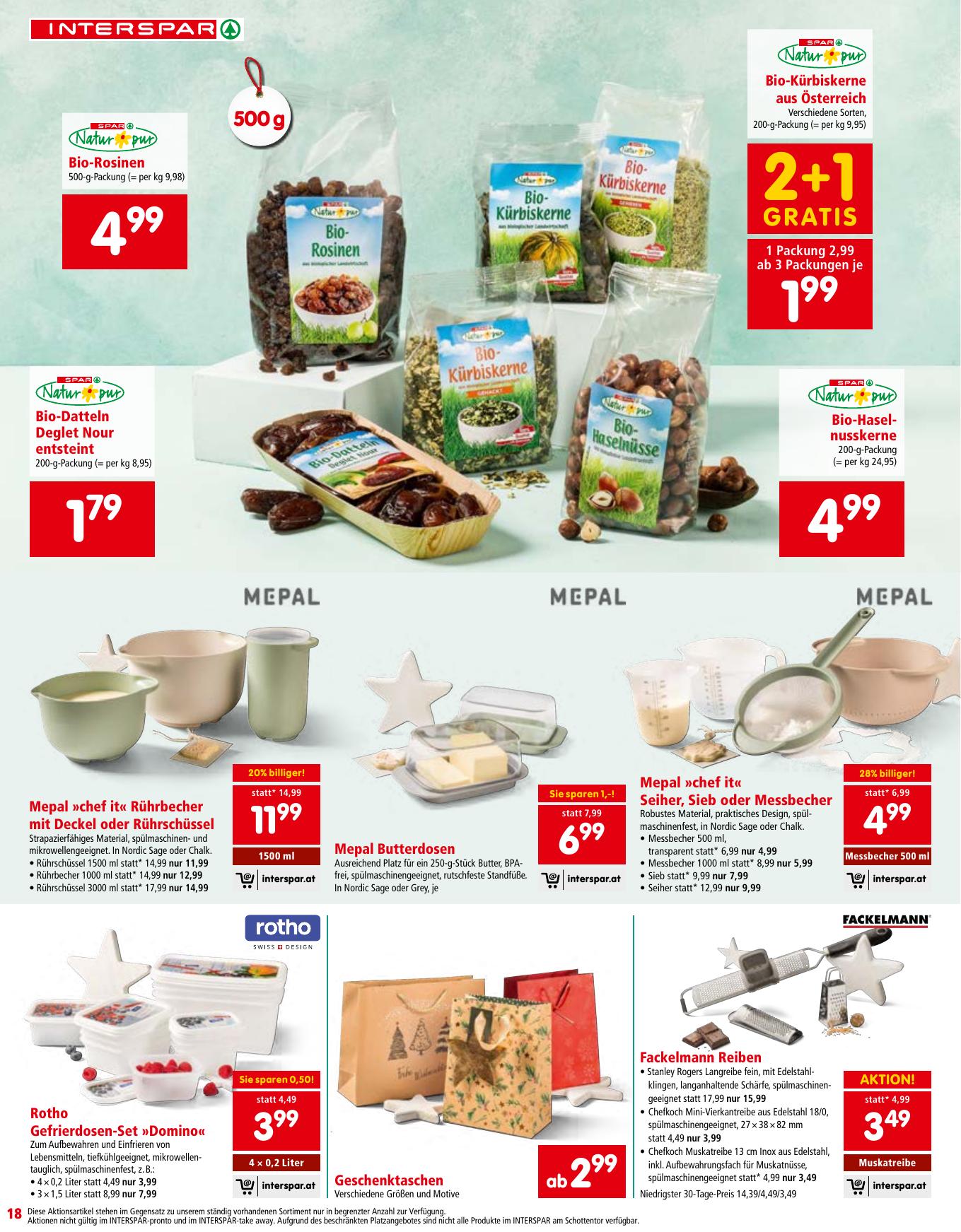 Interspar Katalog flyer page