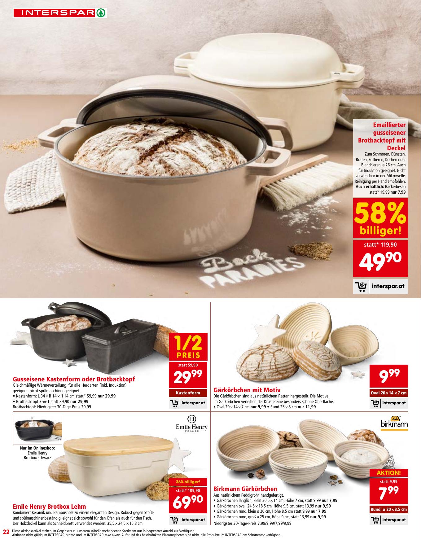 Interspar Katalog flyer page