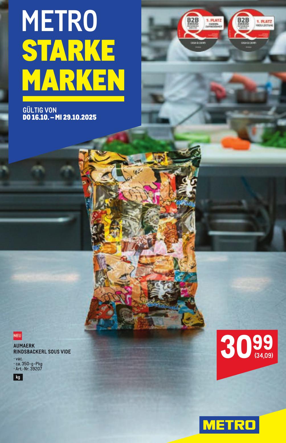 Metro Grosse Marken flyer page