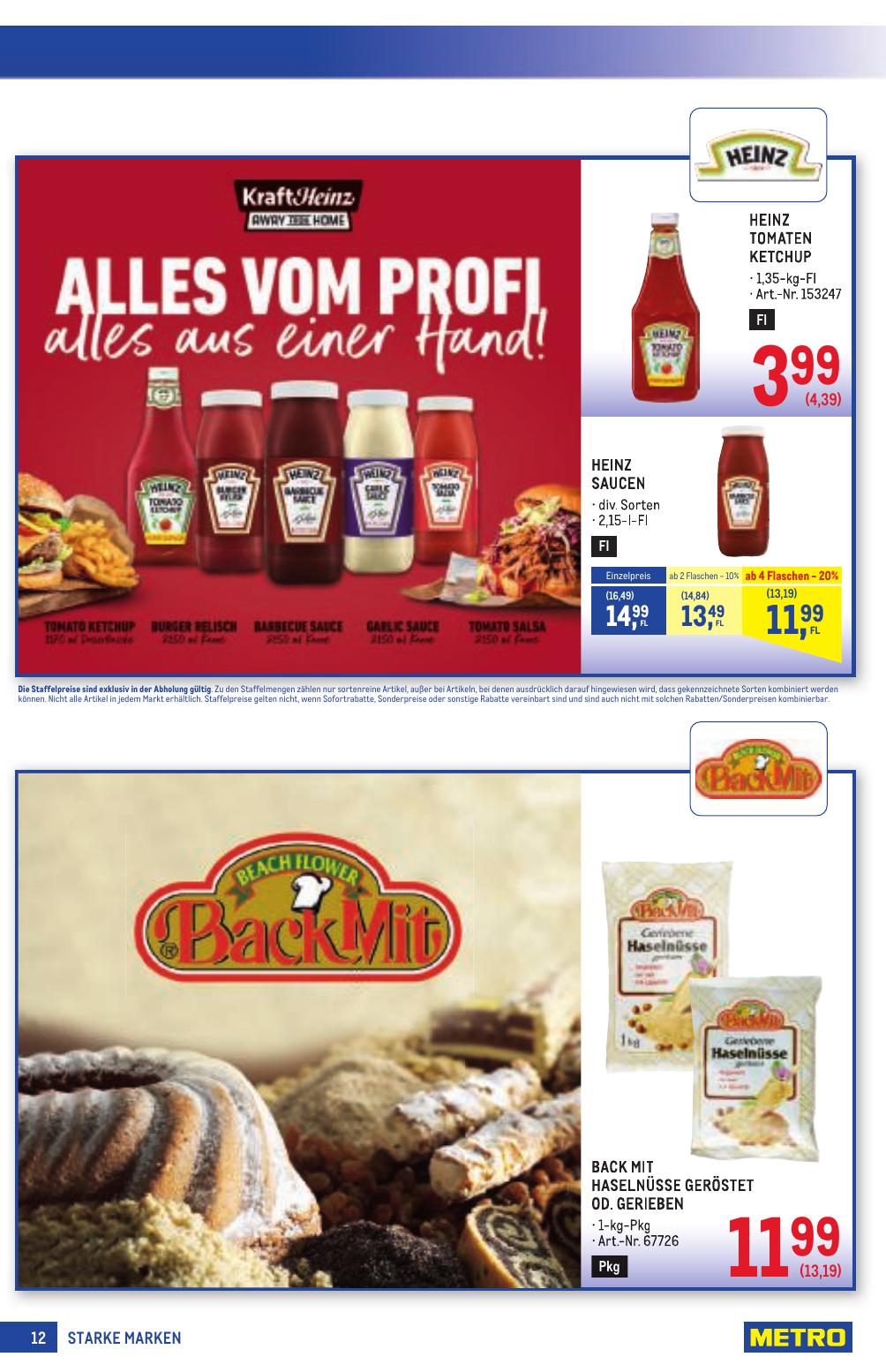 Metro Grosse Marken flyer page