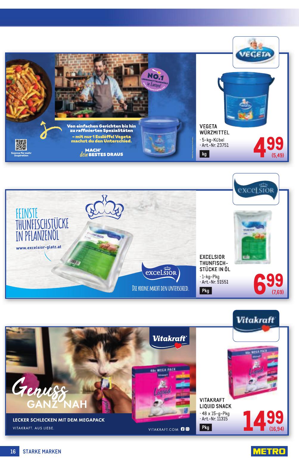 Metro Grosse Marken flyer page