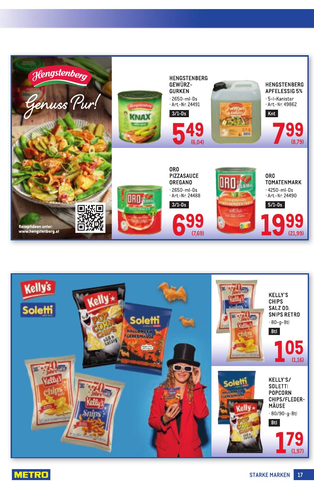 Metro Grosse Marken flyer page