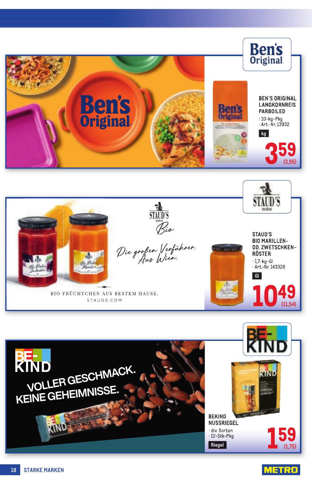 Metro Grosse Marken flyer page