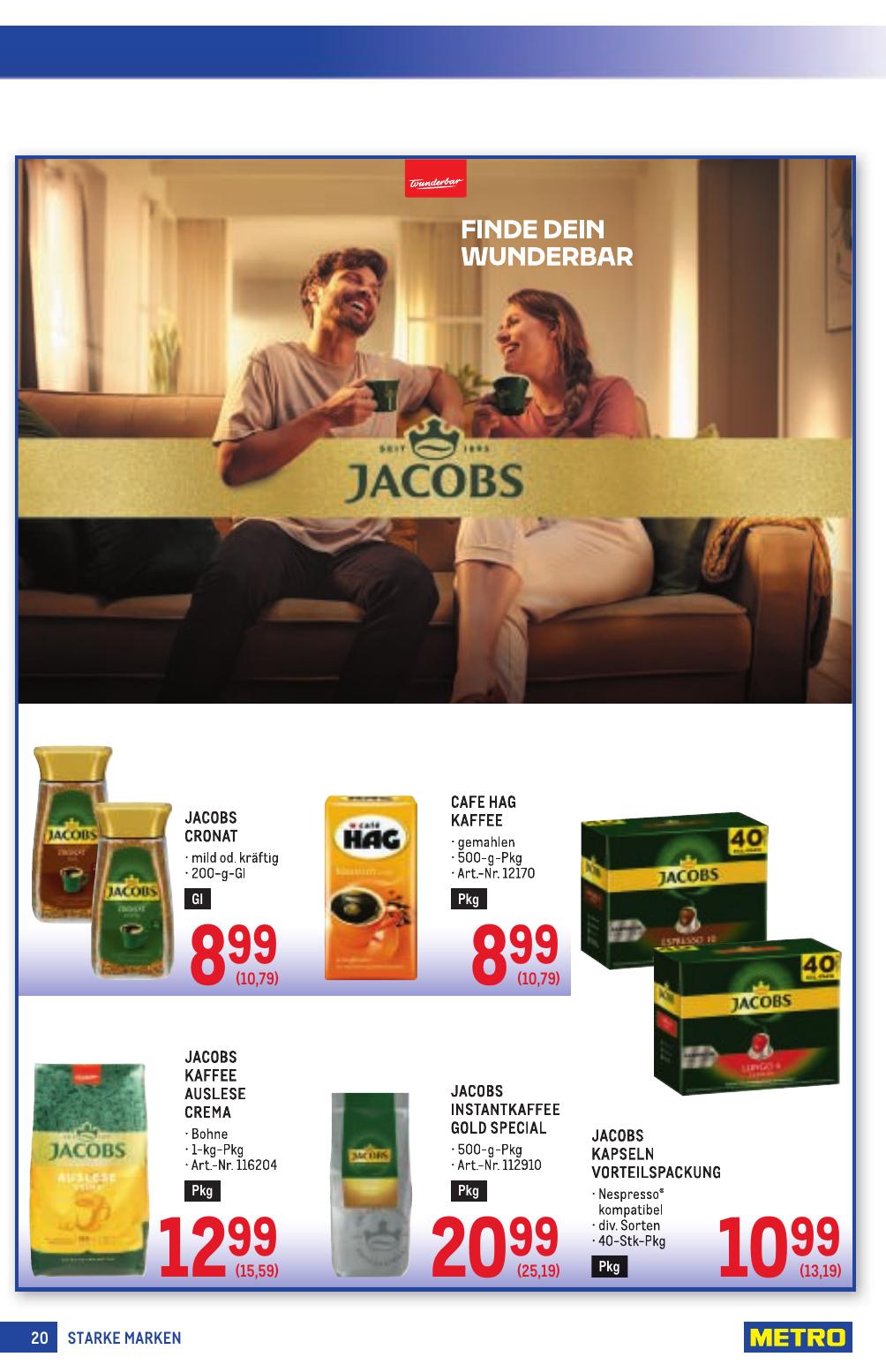 Metro Grosse Marken flyer page