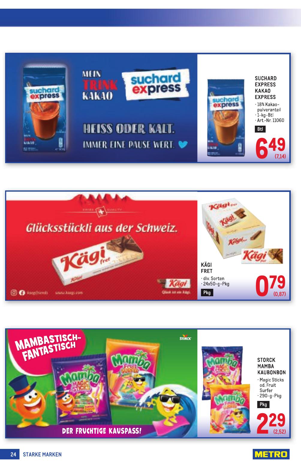 Metro Grosse Marken flyer page