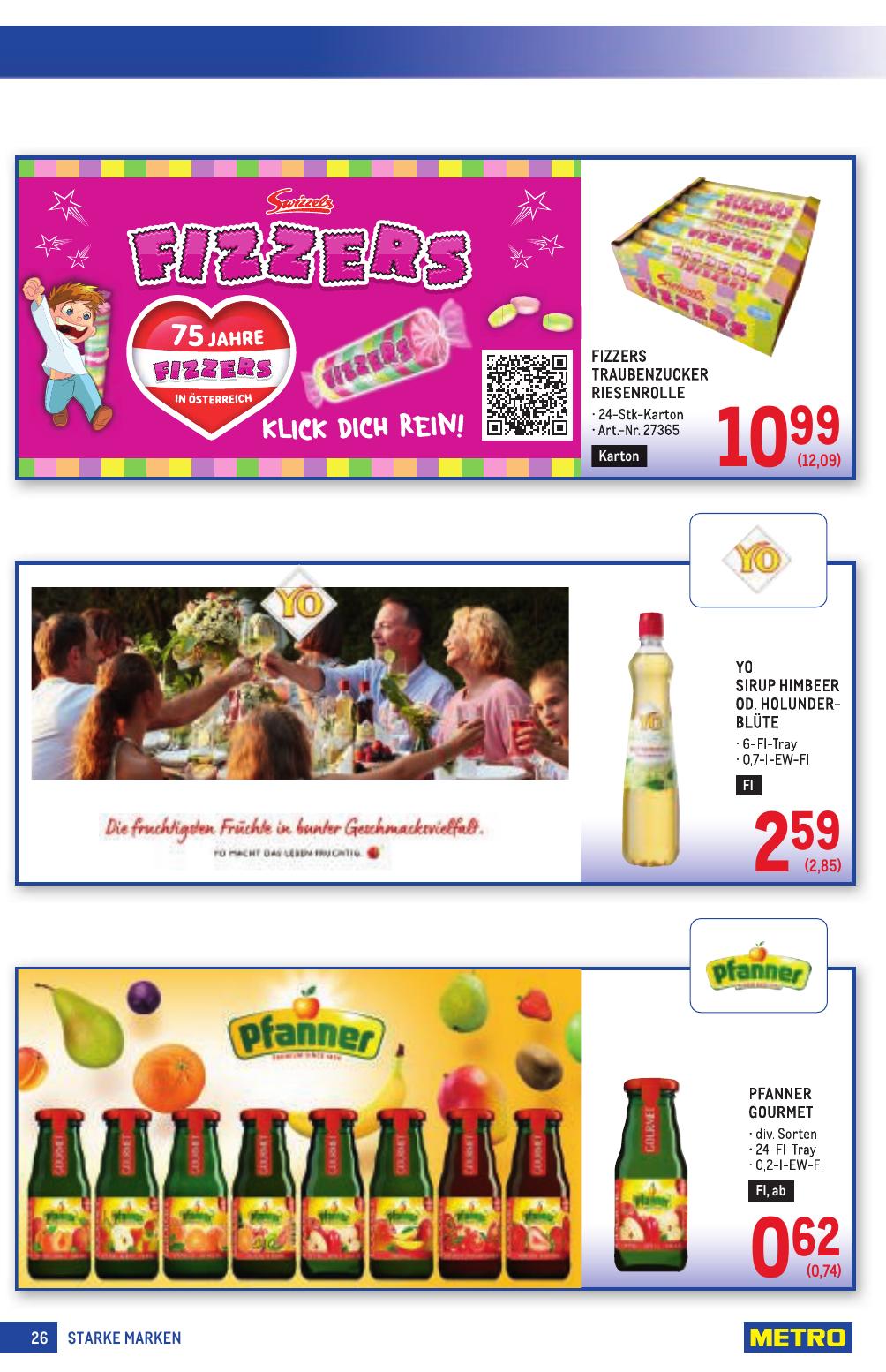 Metro Grosse Marken flyer page