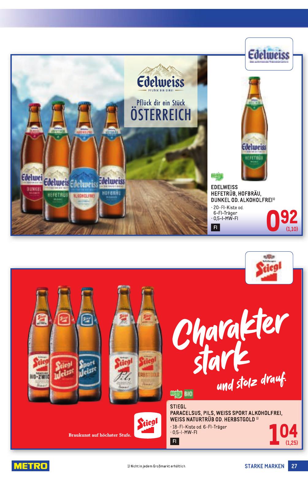 Metro Grosse Marken flyer page