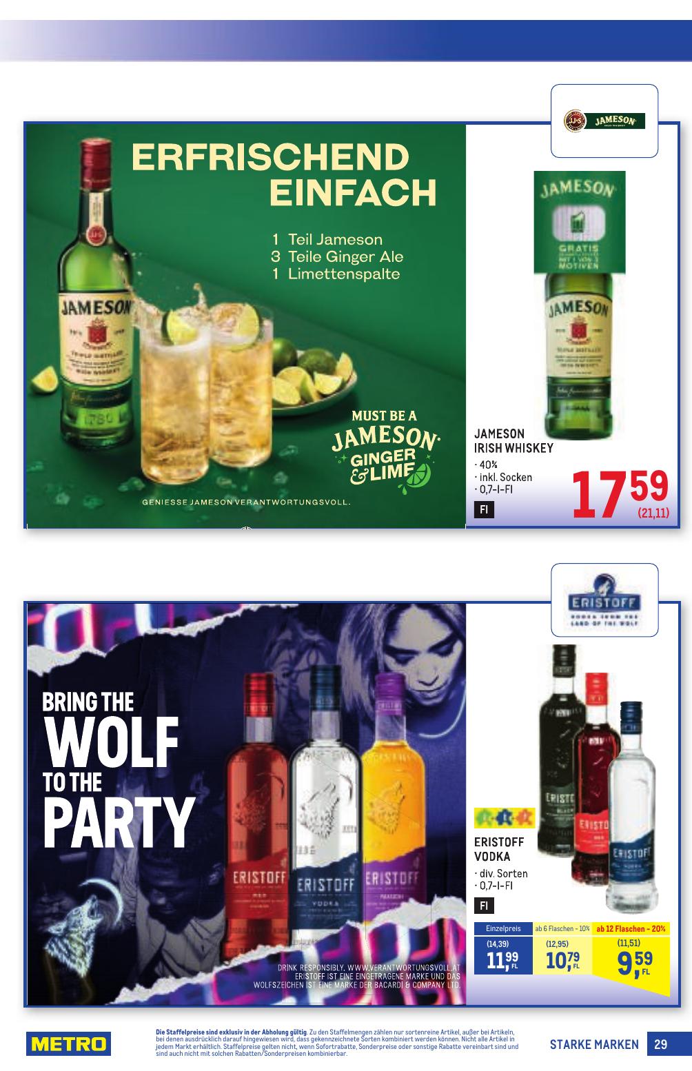 Metro Grosse Marken flyer page