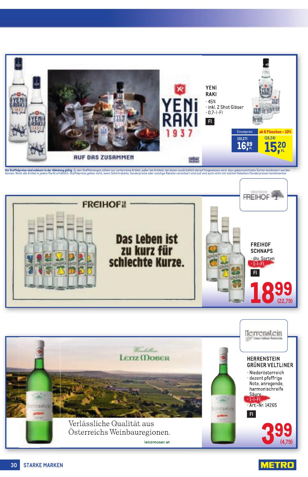 Metro Grosse Marken flyer page