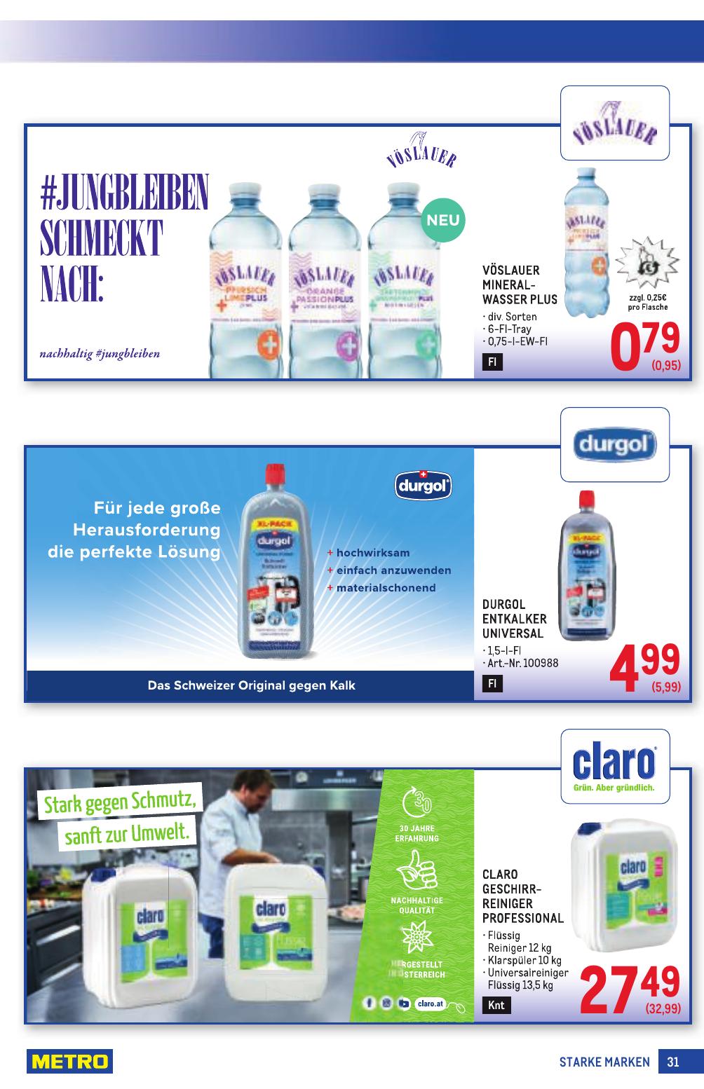 Metro Grosse Marken flyer page