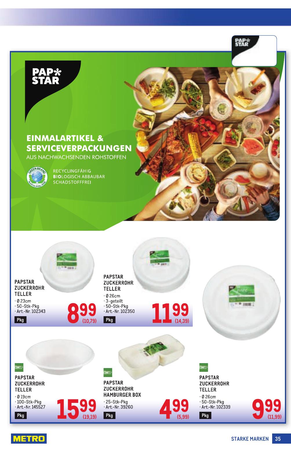 Metro Grosse Marken flyer page