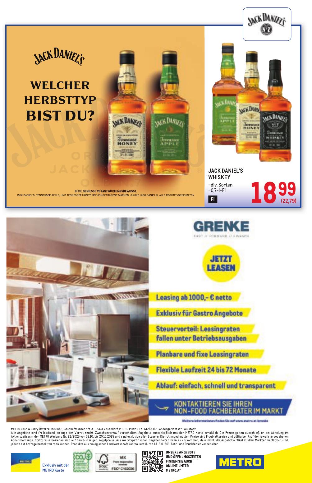 Metro Grosse Marken flyer page