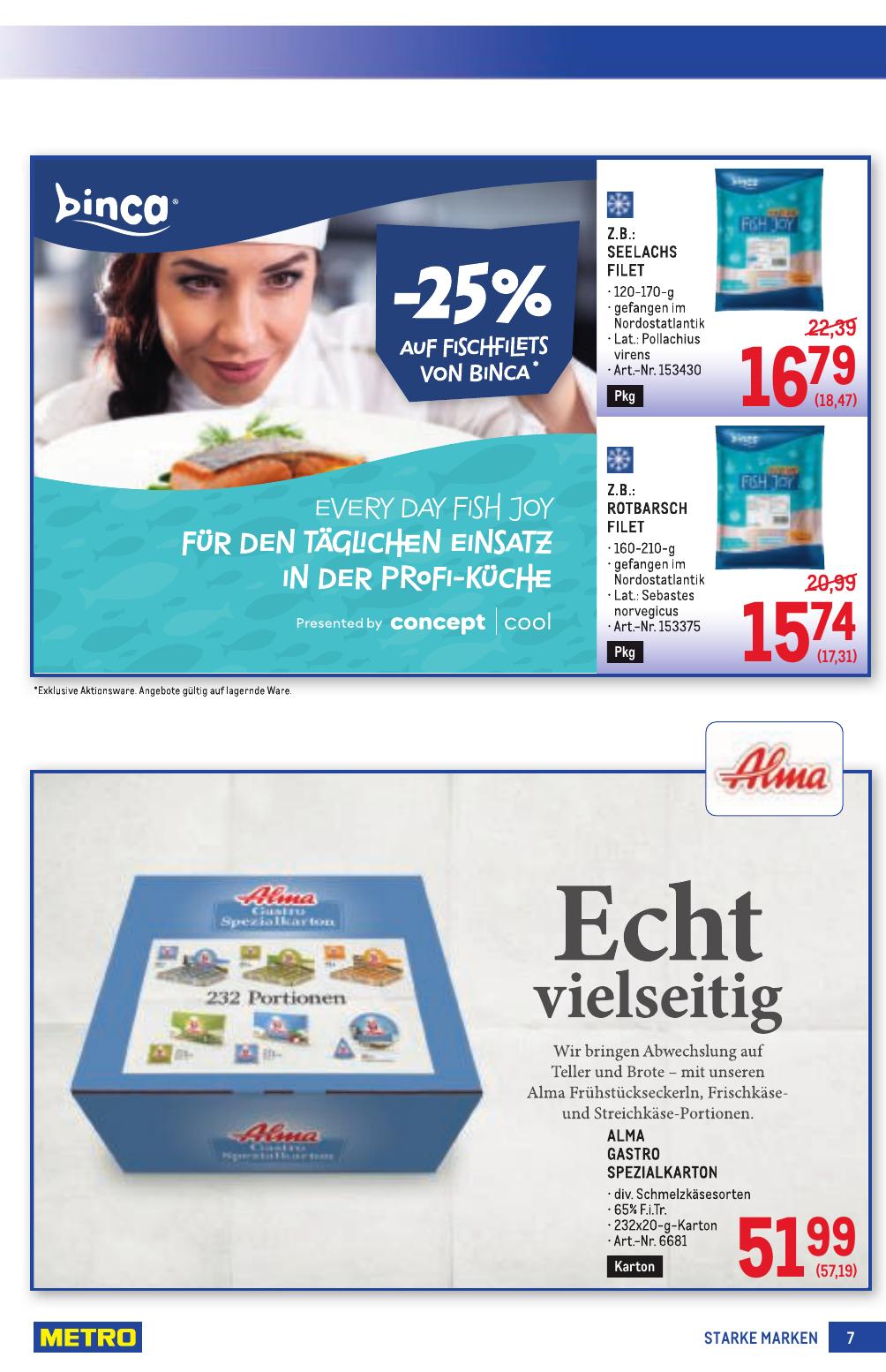 Metro Grosse Marken flyer page