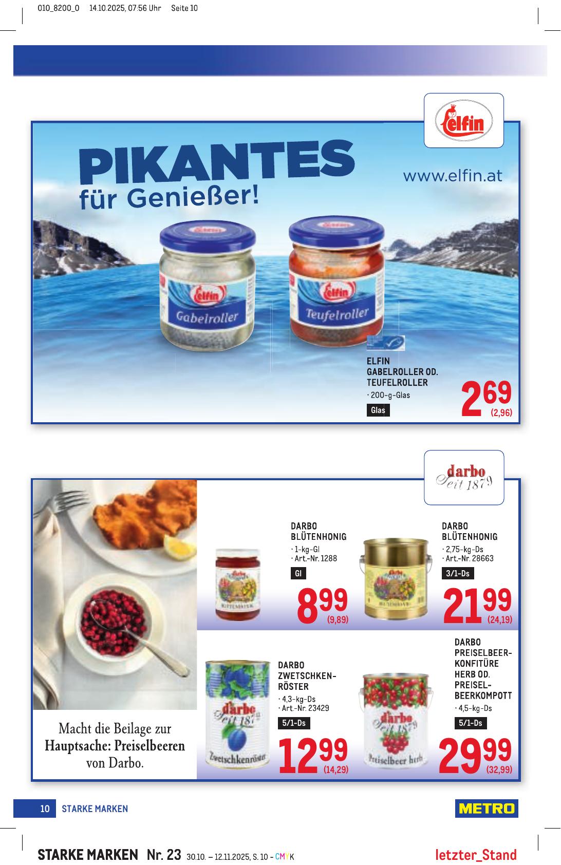 Metro Grosse Marken flyer page