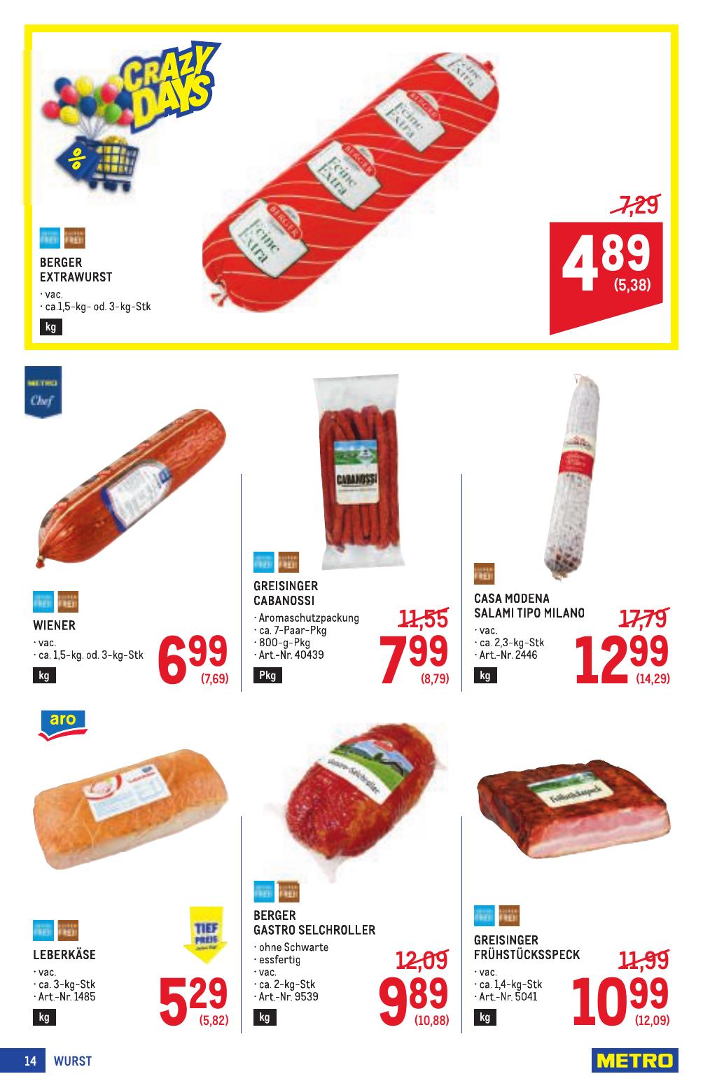 Metro Profi flyer page