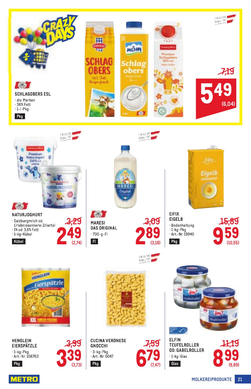 Metro Profi flyer page