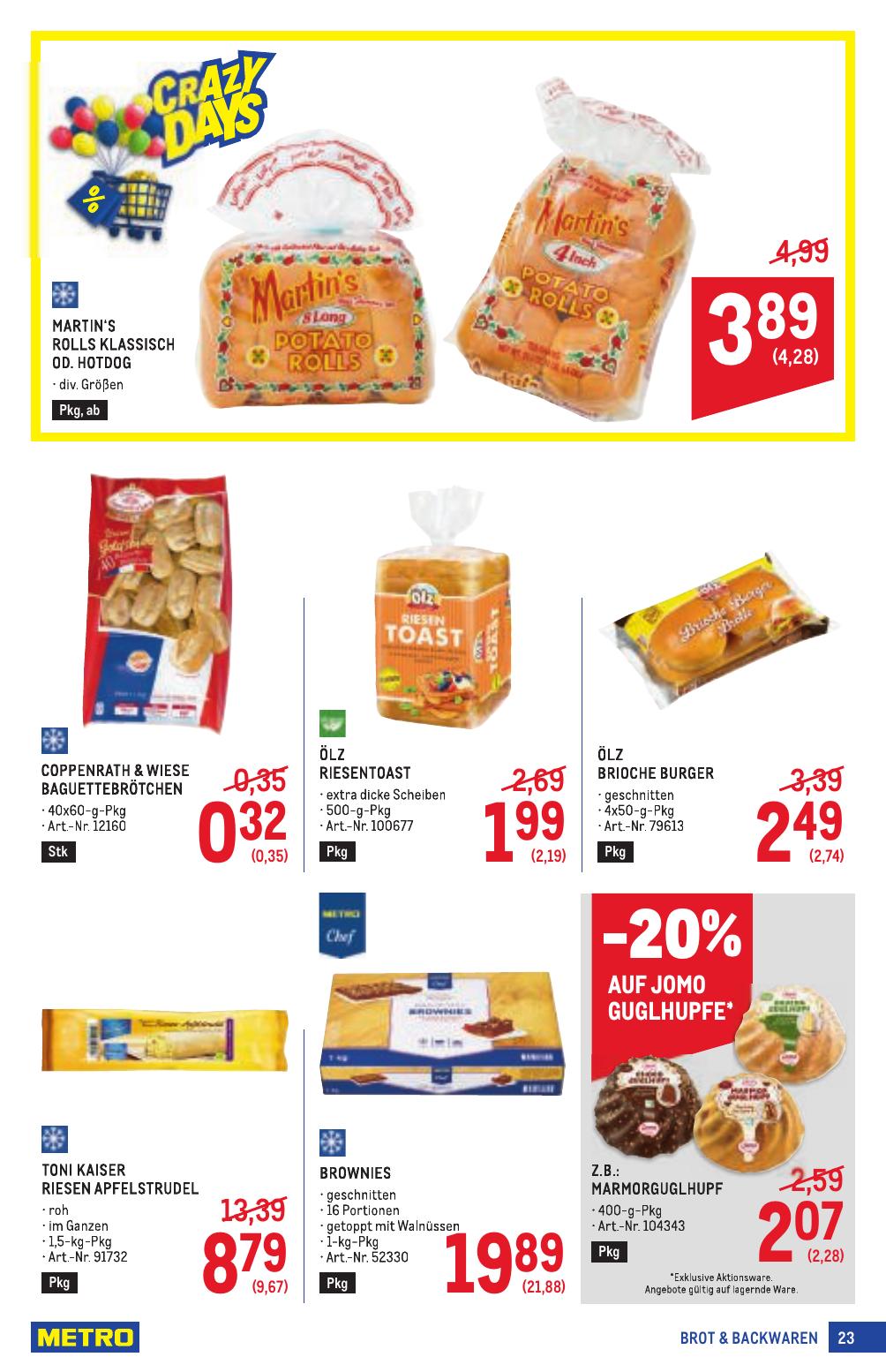 Metro Profi flyer page