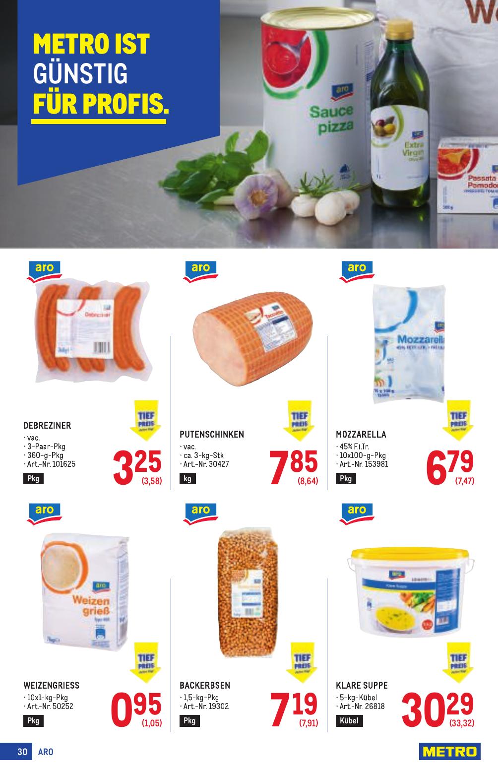 Metro Profi flyer page