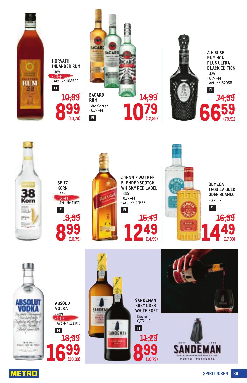 Metro Profi flyer page