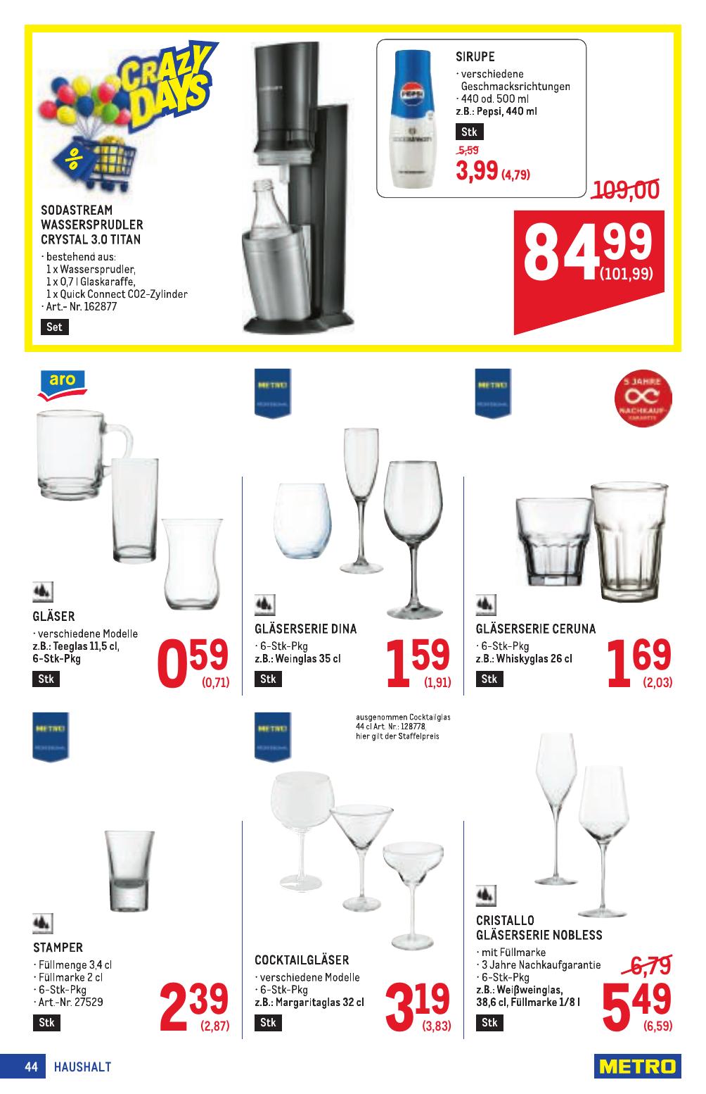 Metro Profi flyer page