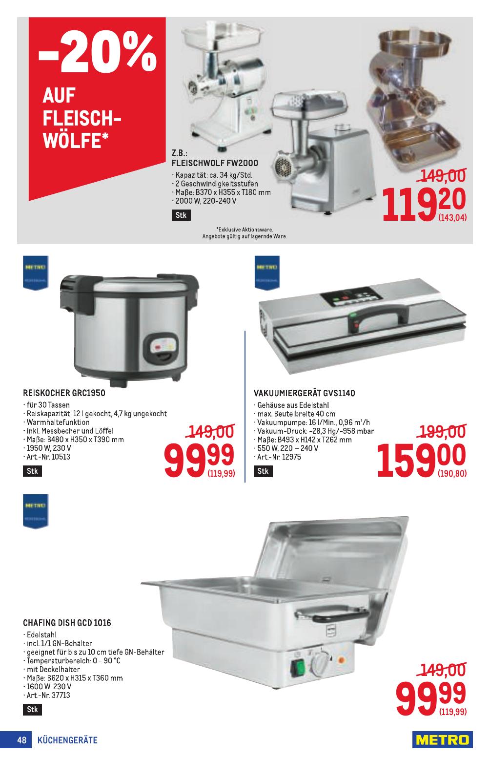 Metro Profi flyer page