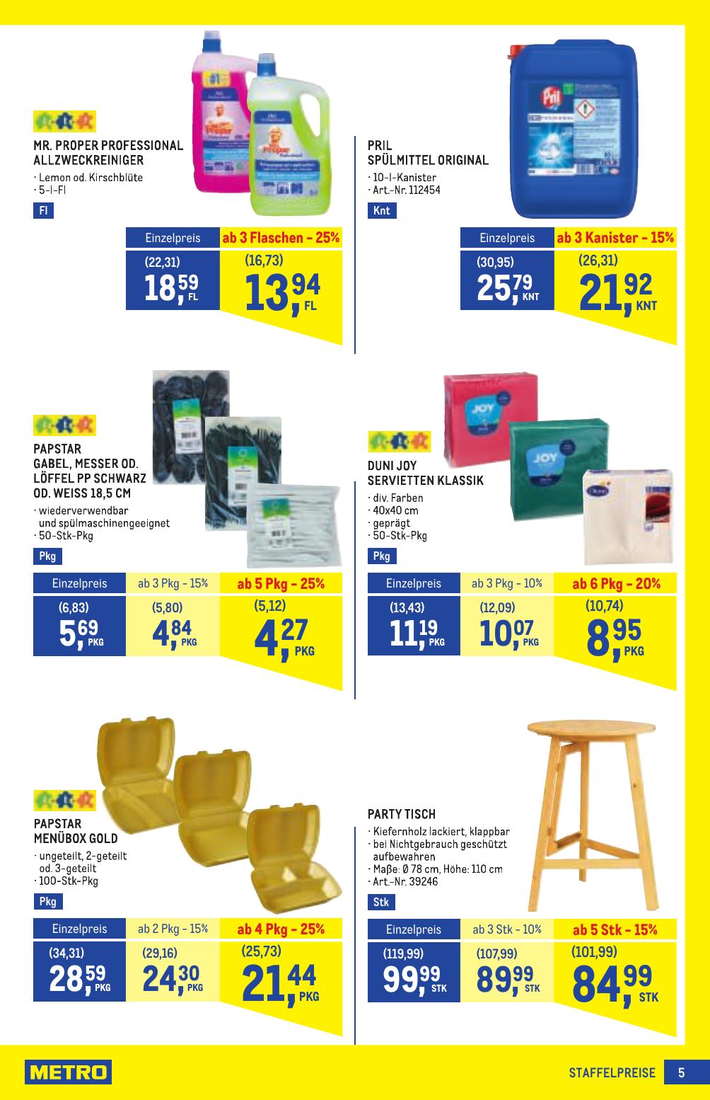 Metro Profi flyer page