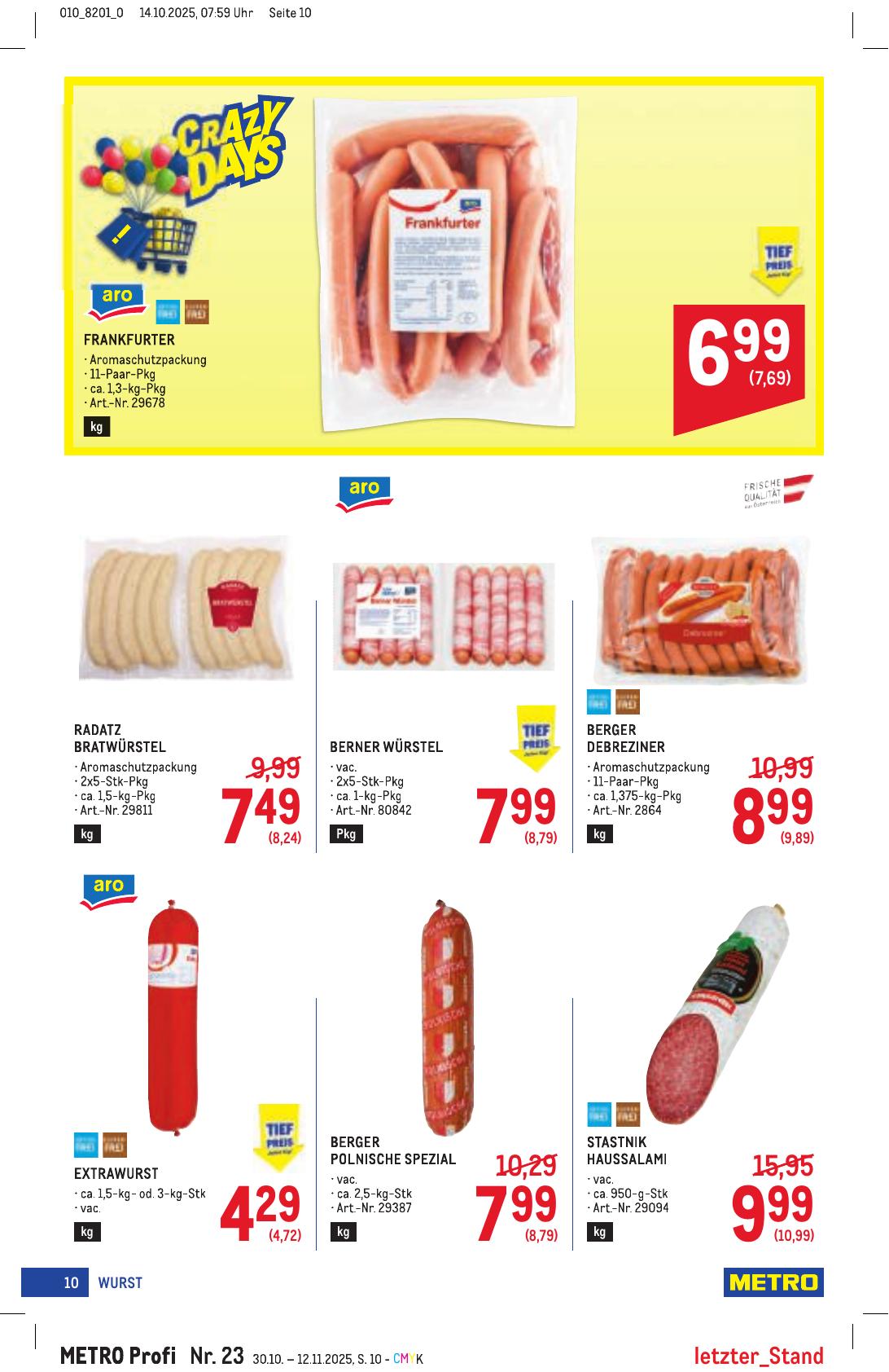 Metro Profi flyer page