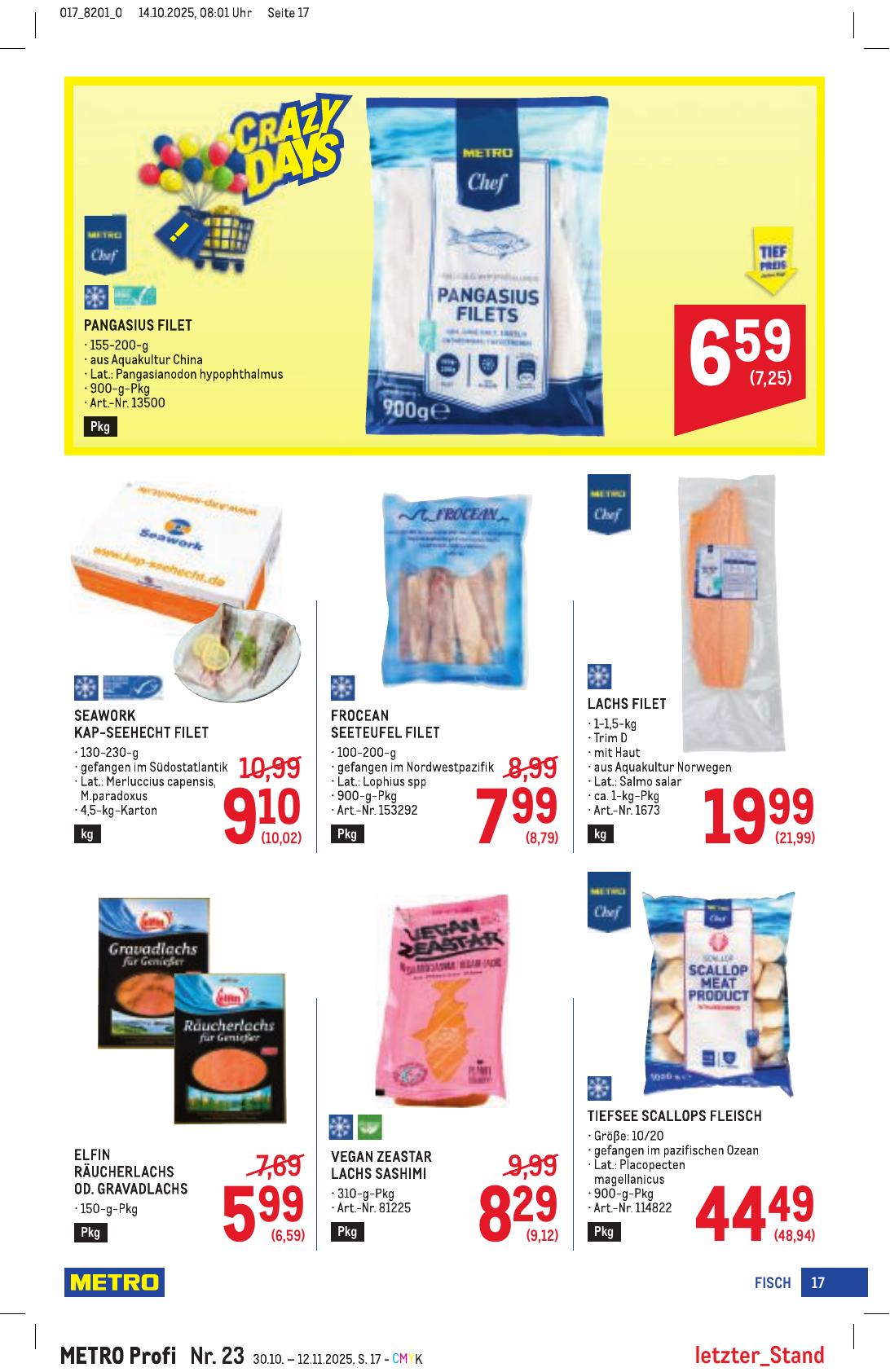 Metro Profi flyer page