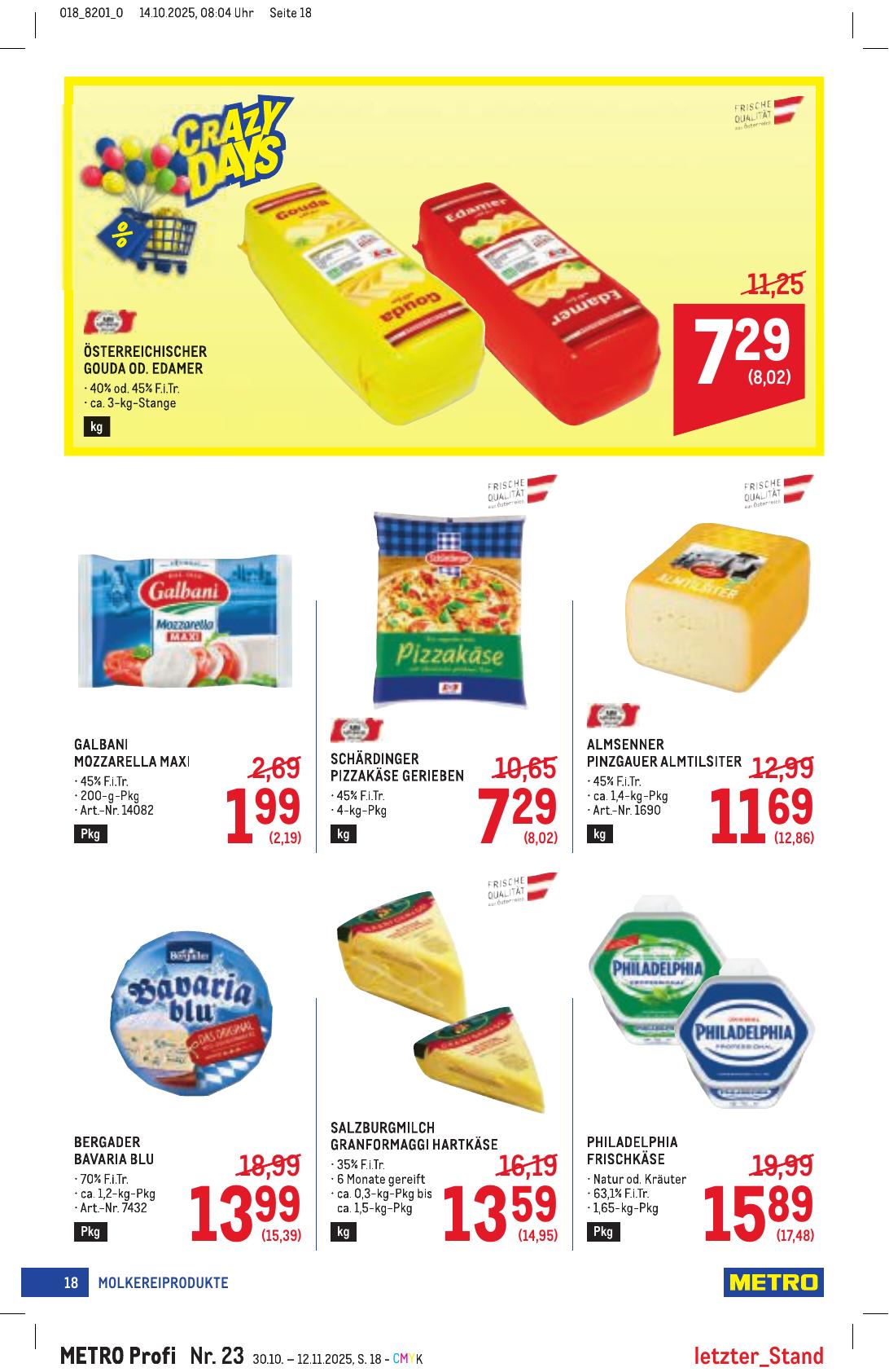 Metro Profi flyer page