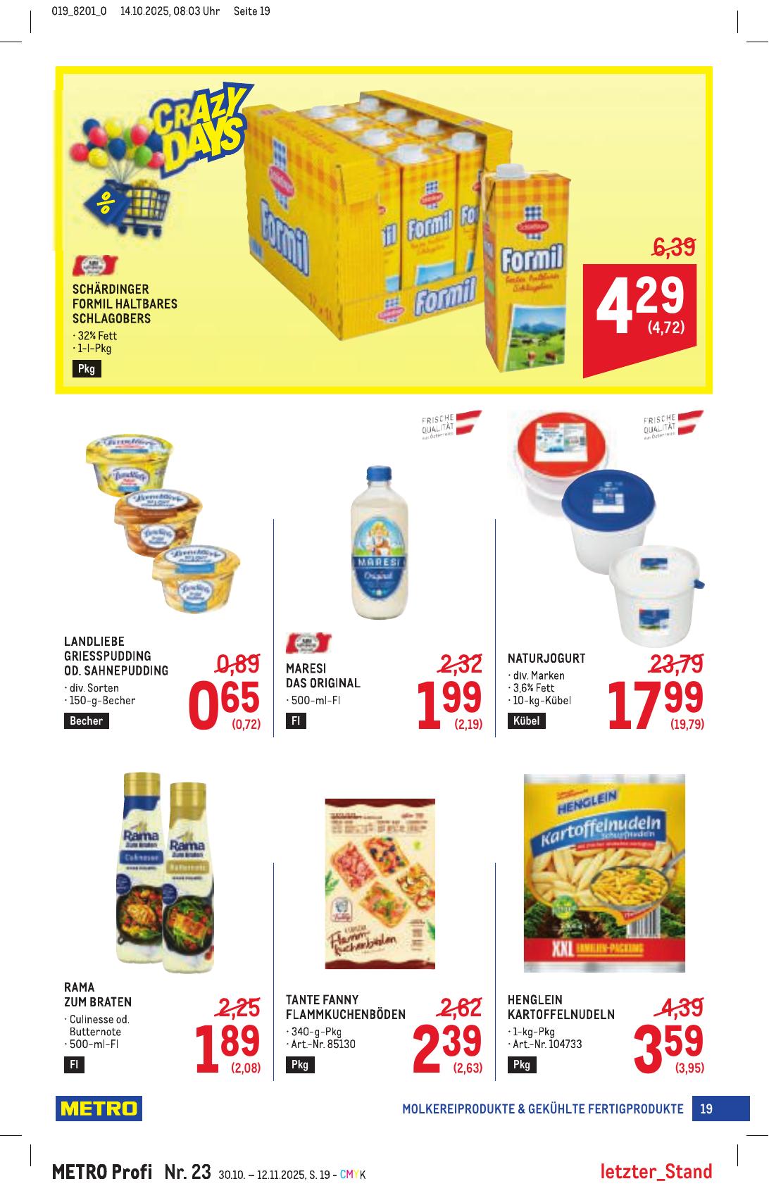 Metro Profi flyer page