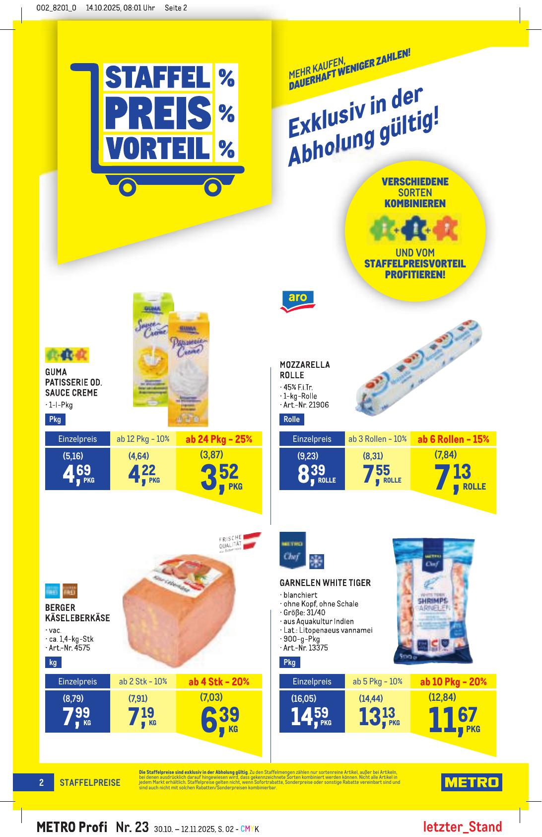 Metro Profi flyer page