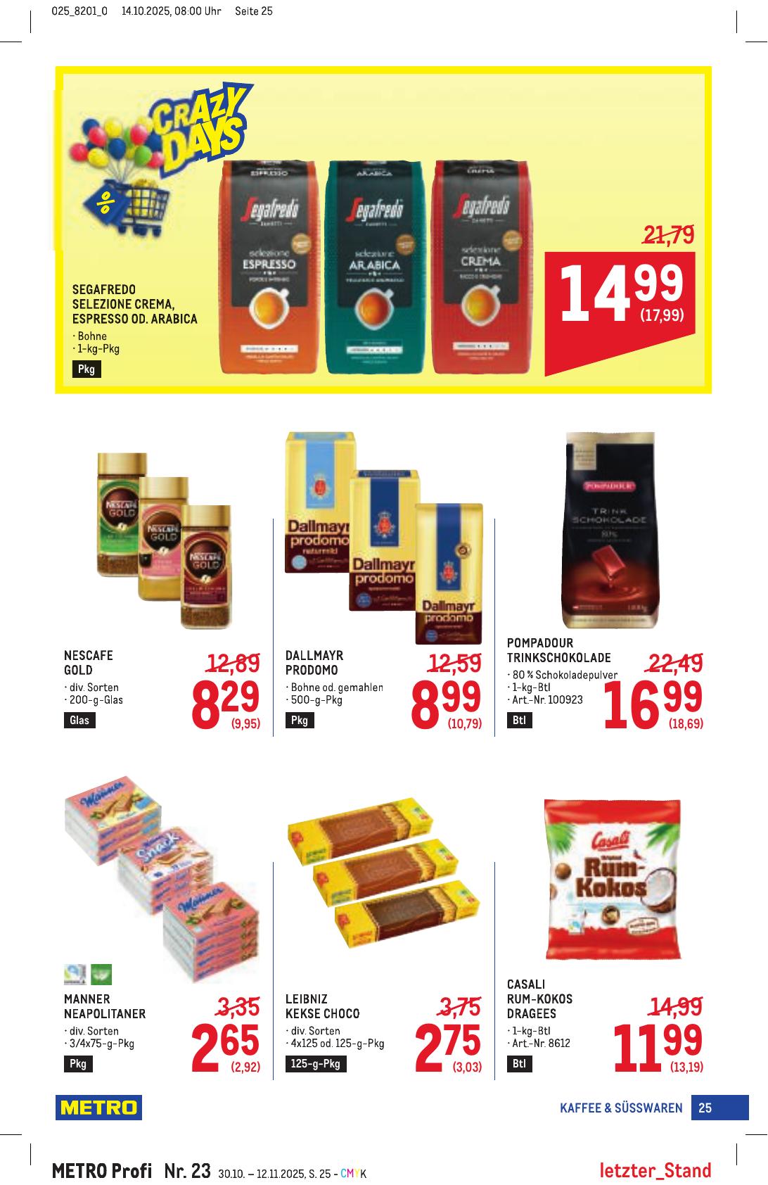 Metro Profi flyer page