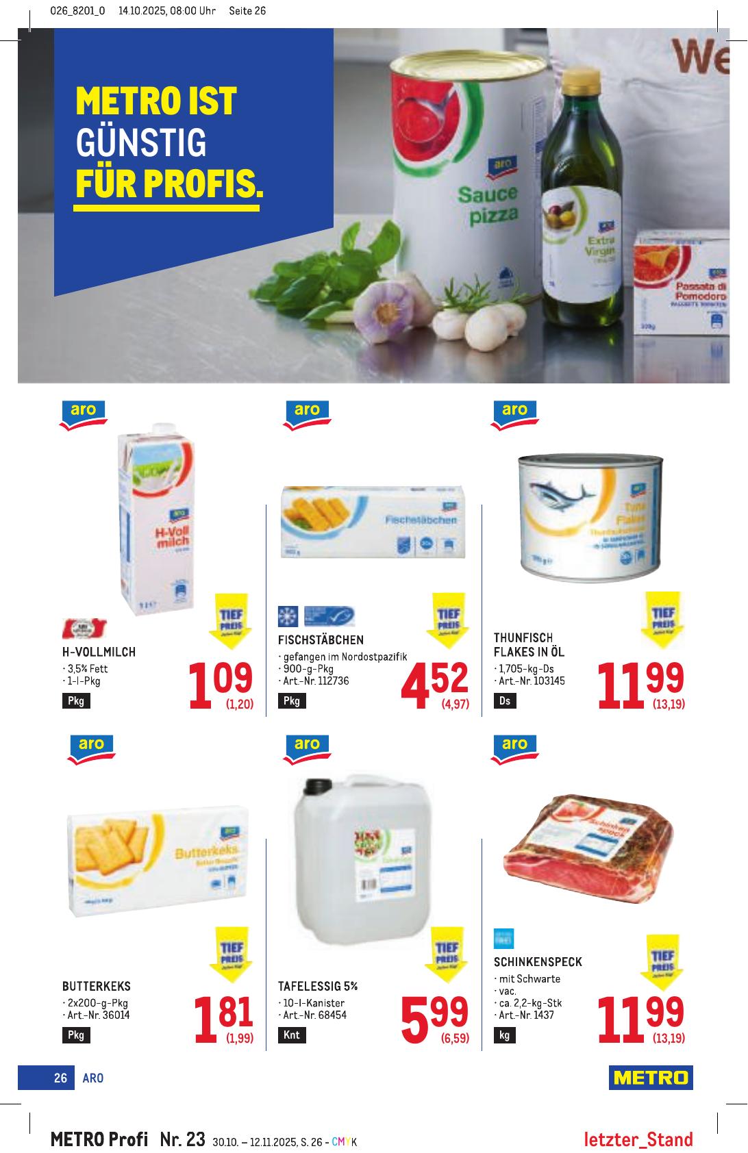 Metro Profi flyer page