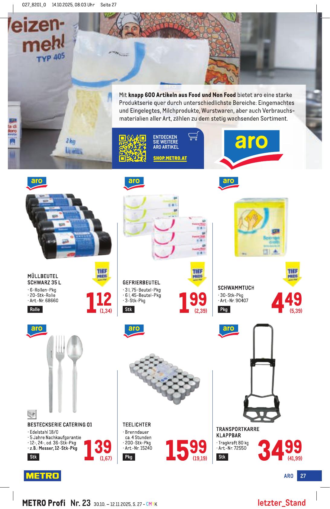 Metro Profi flyer page